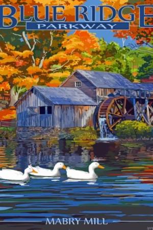 Blue Ridge Mill Poster Paint By Numbers.jpeg
