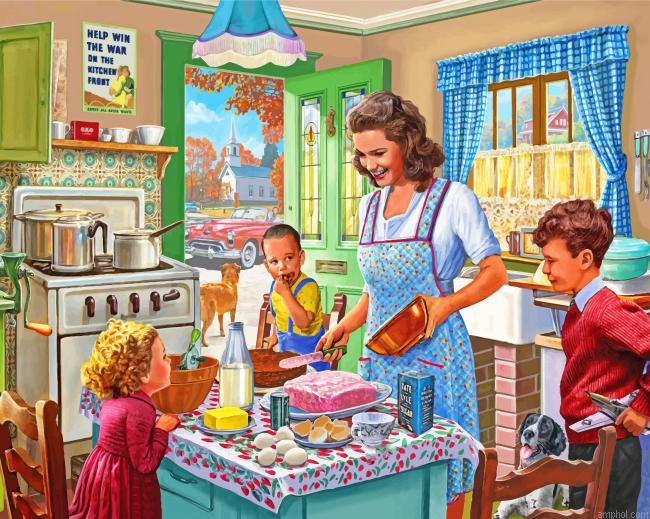 Breakfast Time Paint By Numbers