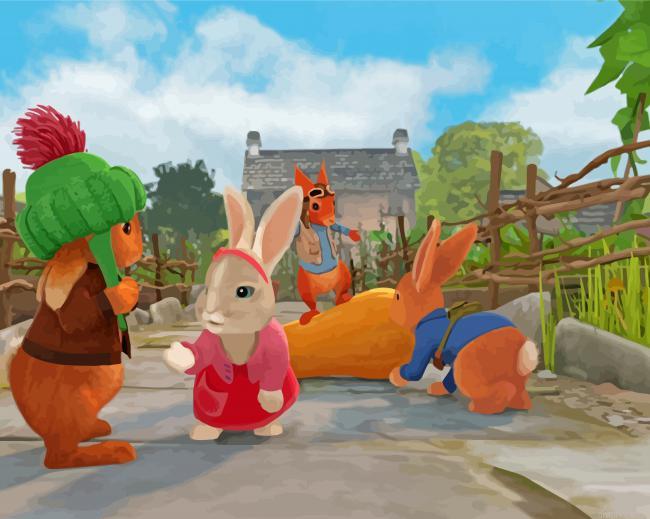 Cartoon Peter Rabbit Paint By Numbers.jpeg