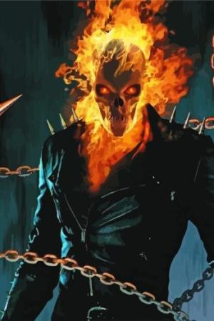 Dangerous Ghost Rider Paint By Numbers.jpeg
