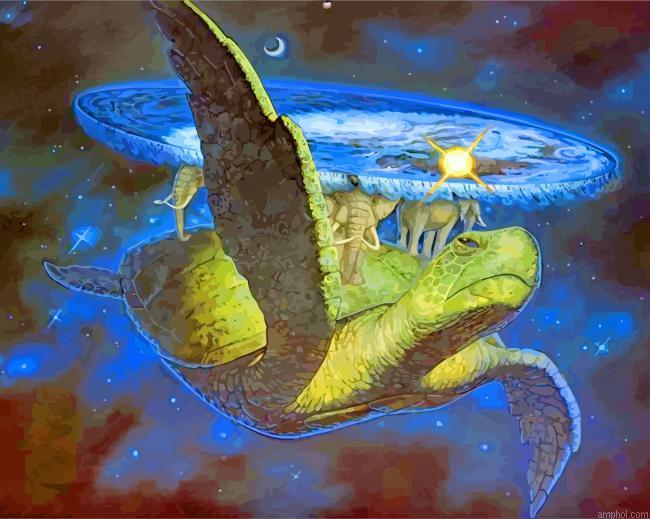 Discworld Turtle Paint By Numbers