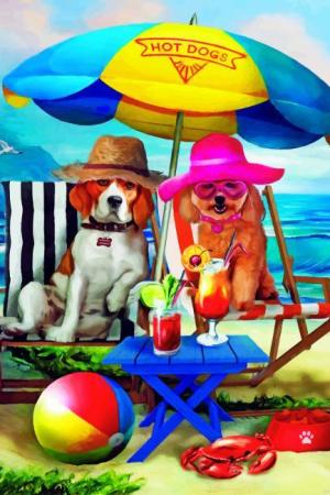 Dogs In Beach Paint By Numbers.jpeg