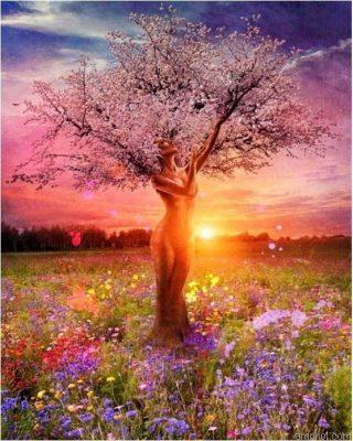 Female Tree Paint By Numbers