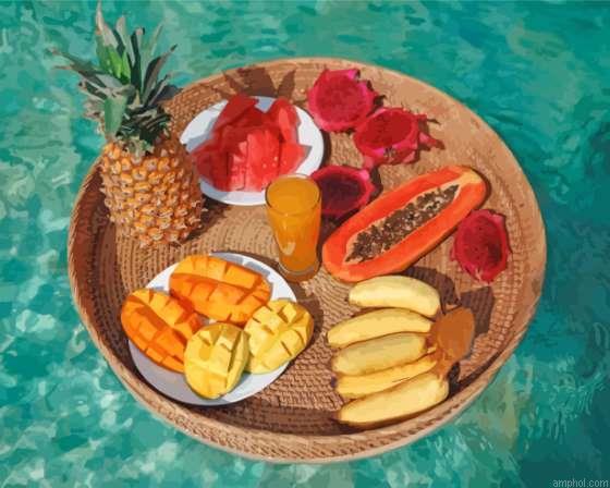 Floating Fruits In Pool Paint By Numbers.jpeg