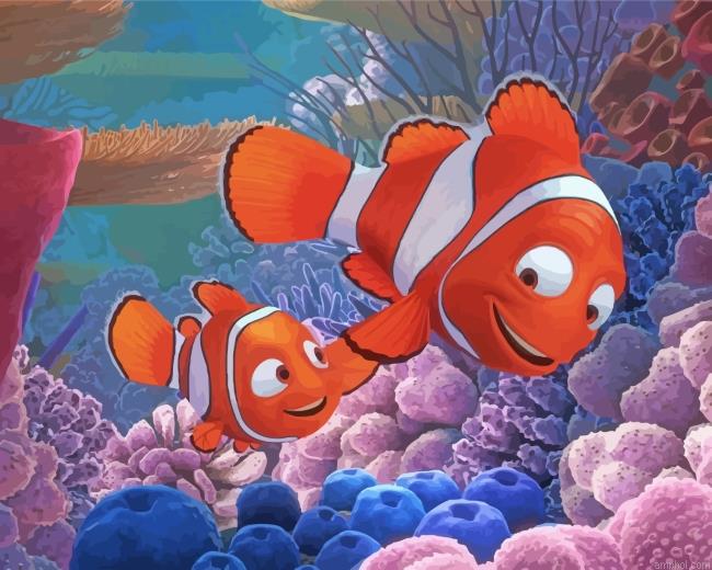 Nemo Animation Paint By Numbers