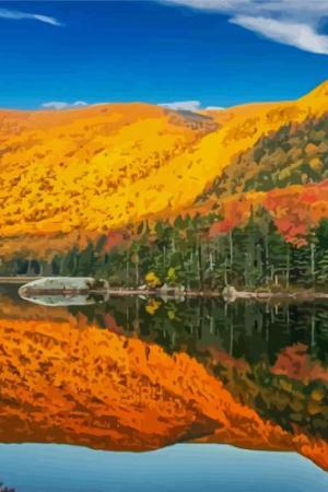 New England In The Fall Landscape Reflection Paint By Numbers.jpeg
