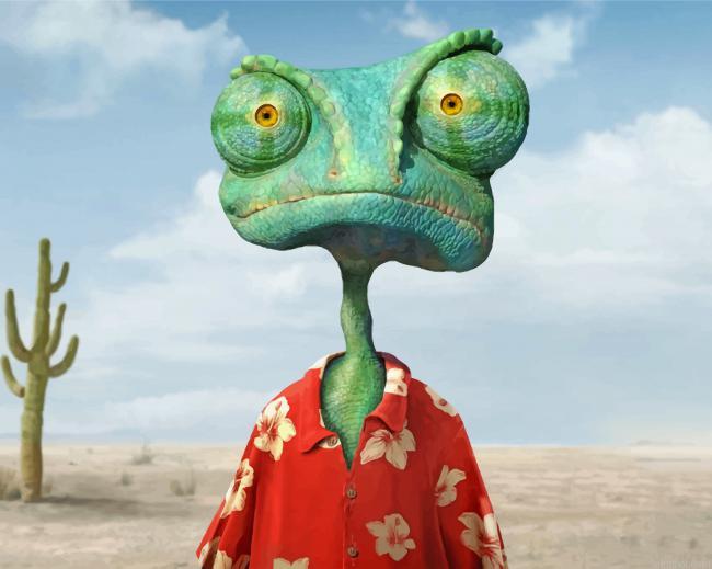 Rango Lizard Paint By Numbers
