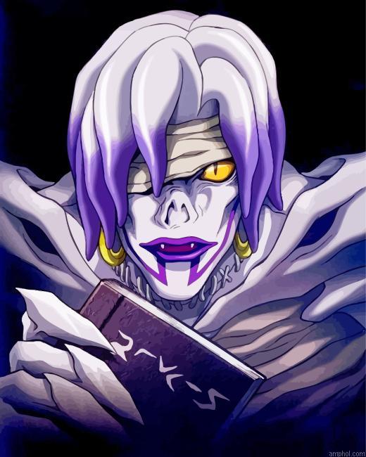 Rem Death Note Paint By Numbers