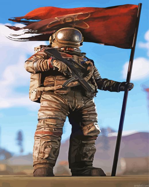 Rust Video Game Paint By Numbers