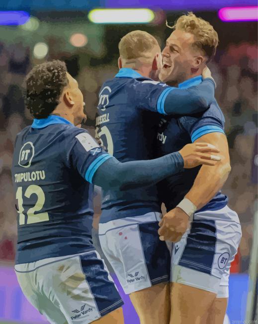 Scotish Rugby Uk Paint By Numbers