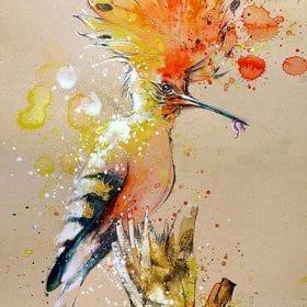 Splashed Bird Paint By Numbers.jpeg