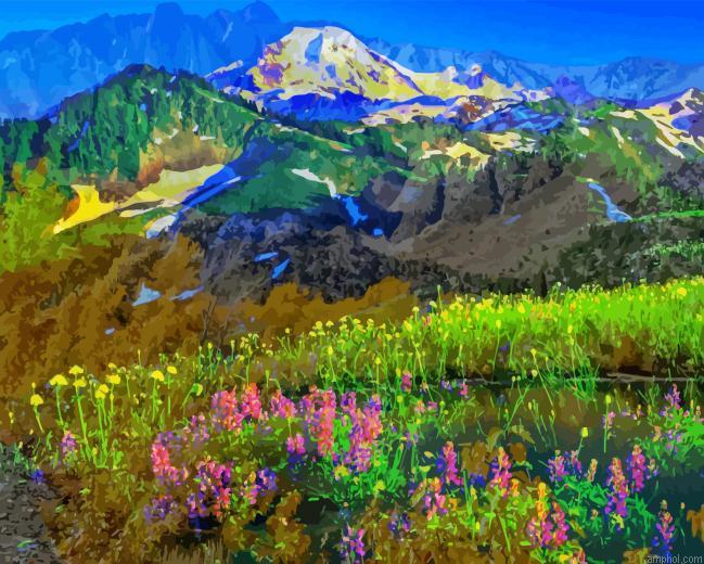 Springtime In Mountain Paint By Numbers.jpeg