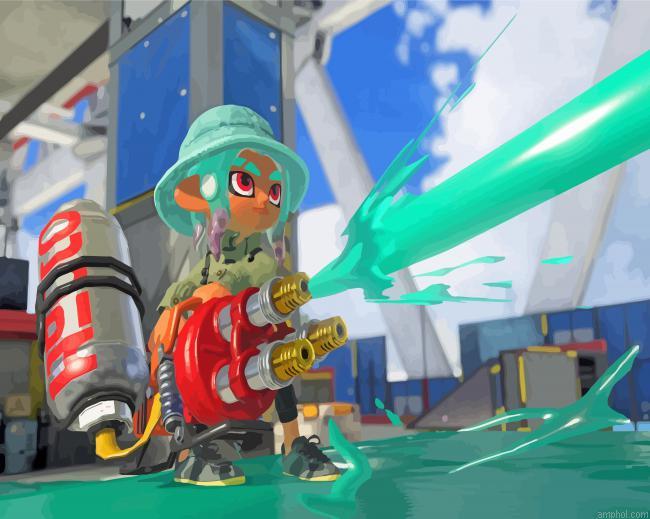 Switch Splatoon Paint By Numbers