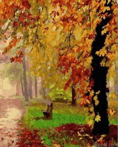 Tree Landscape Paint By Numbers