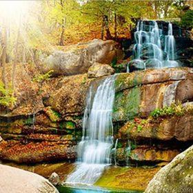 Waterfall In The Sun Paint By Numbers