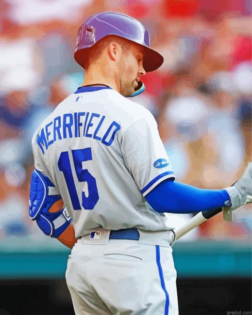 Whit Merrifield Paint By Numbers