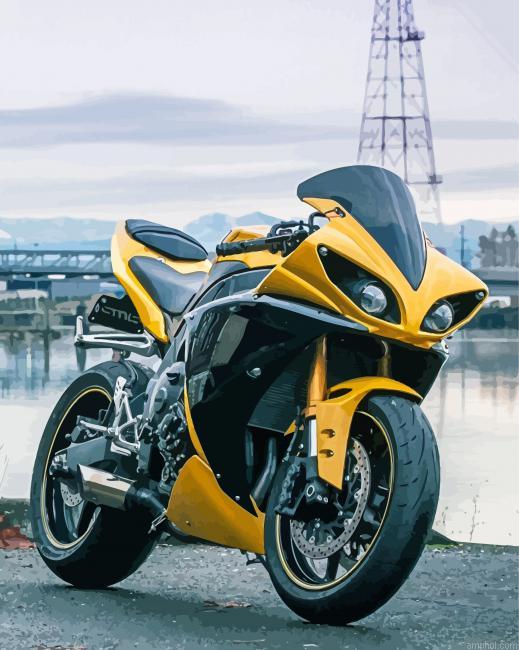 Yamaha YZF R1 Paint By Numbers