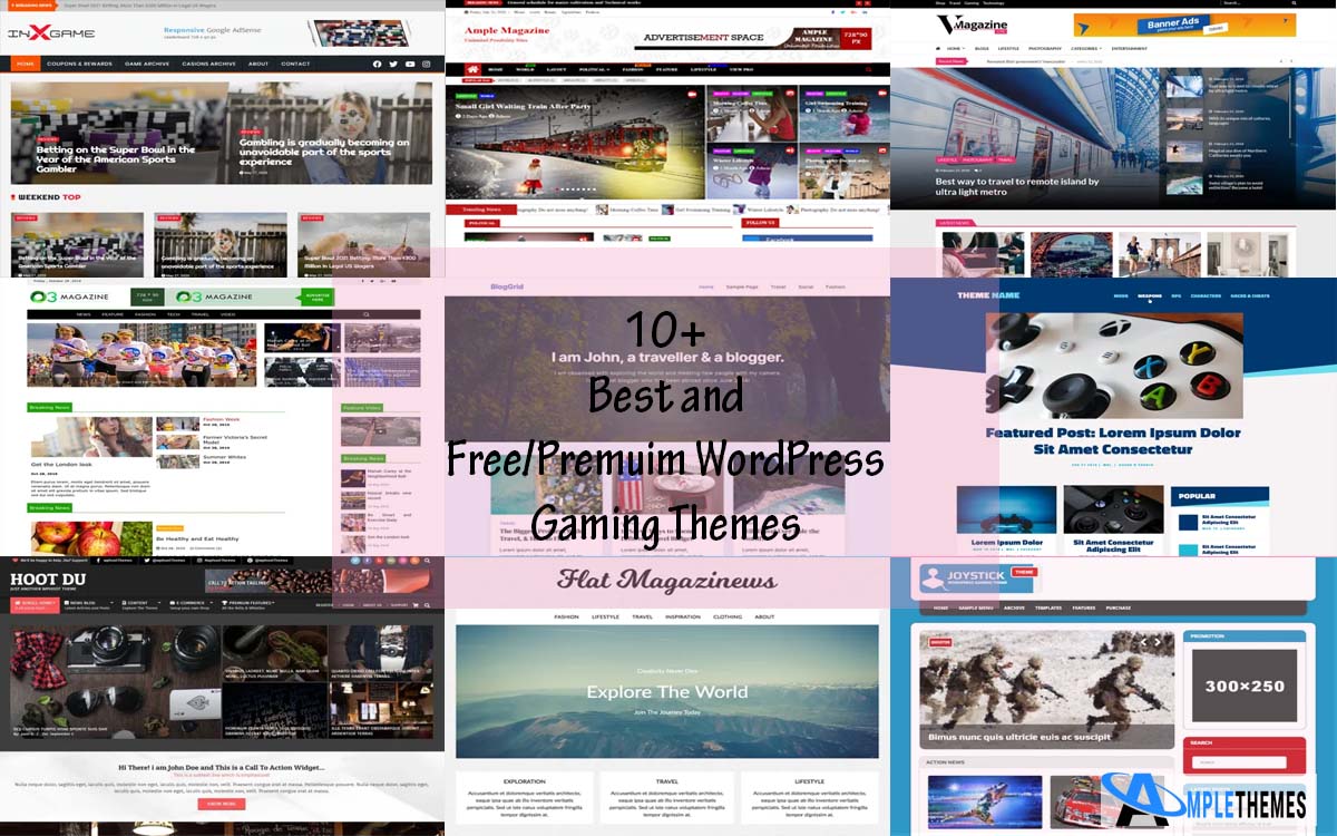 It offers 13 free, fully responsive theme demos ranging from personal blogs to . 10 Best And Free Premium Wordpress Themes For Gaming