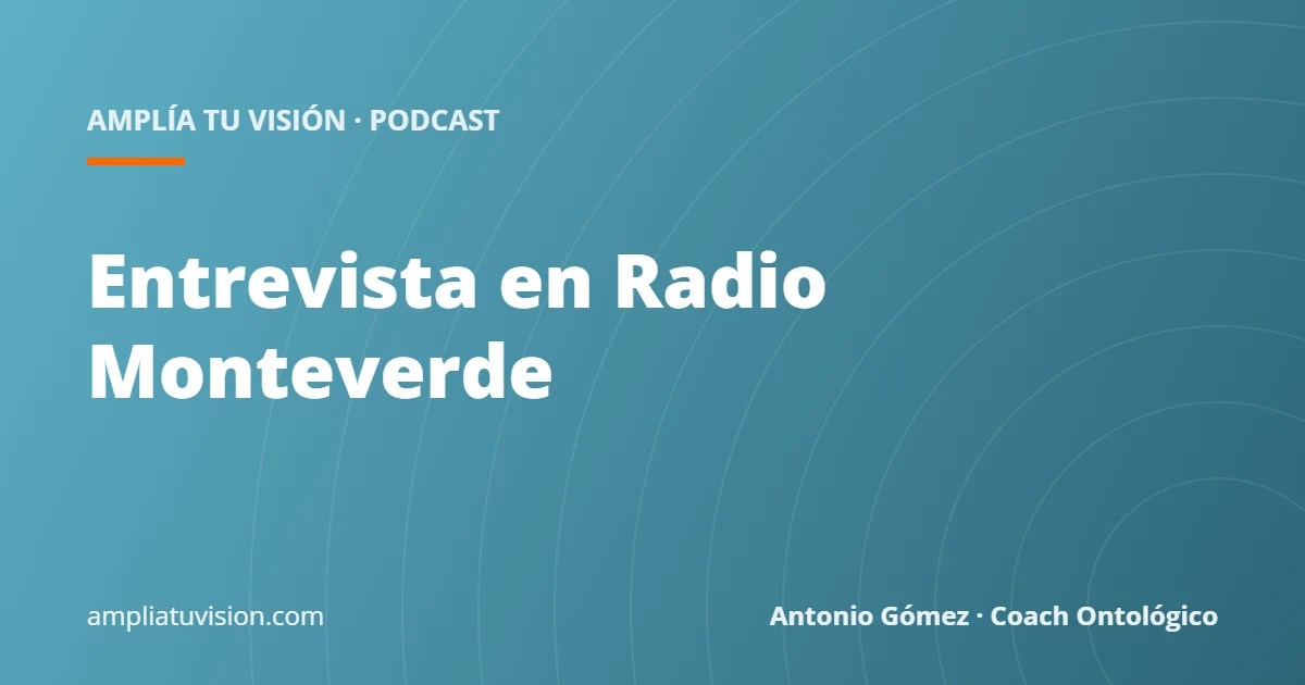 Entrevista en Radio Monteverde