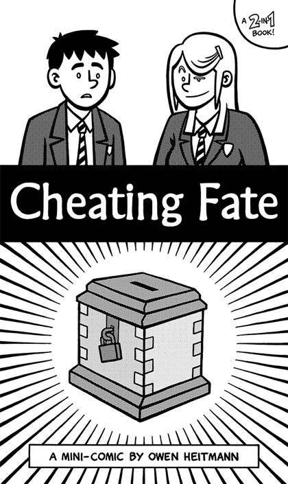 'Cheating Fate / Poster Girls' cover by Owen Heitmann and Georgina Chadderton (George Rex)