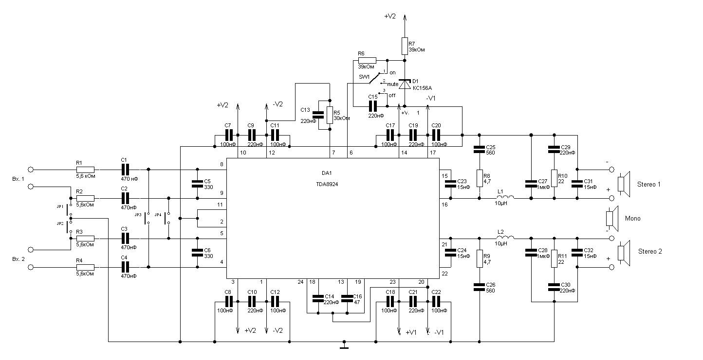 Class D Power Amplifier Archives Amplifier Circuit Design