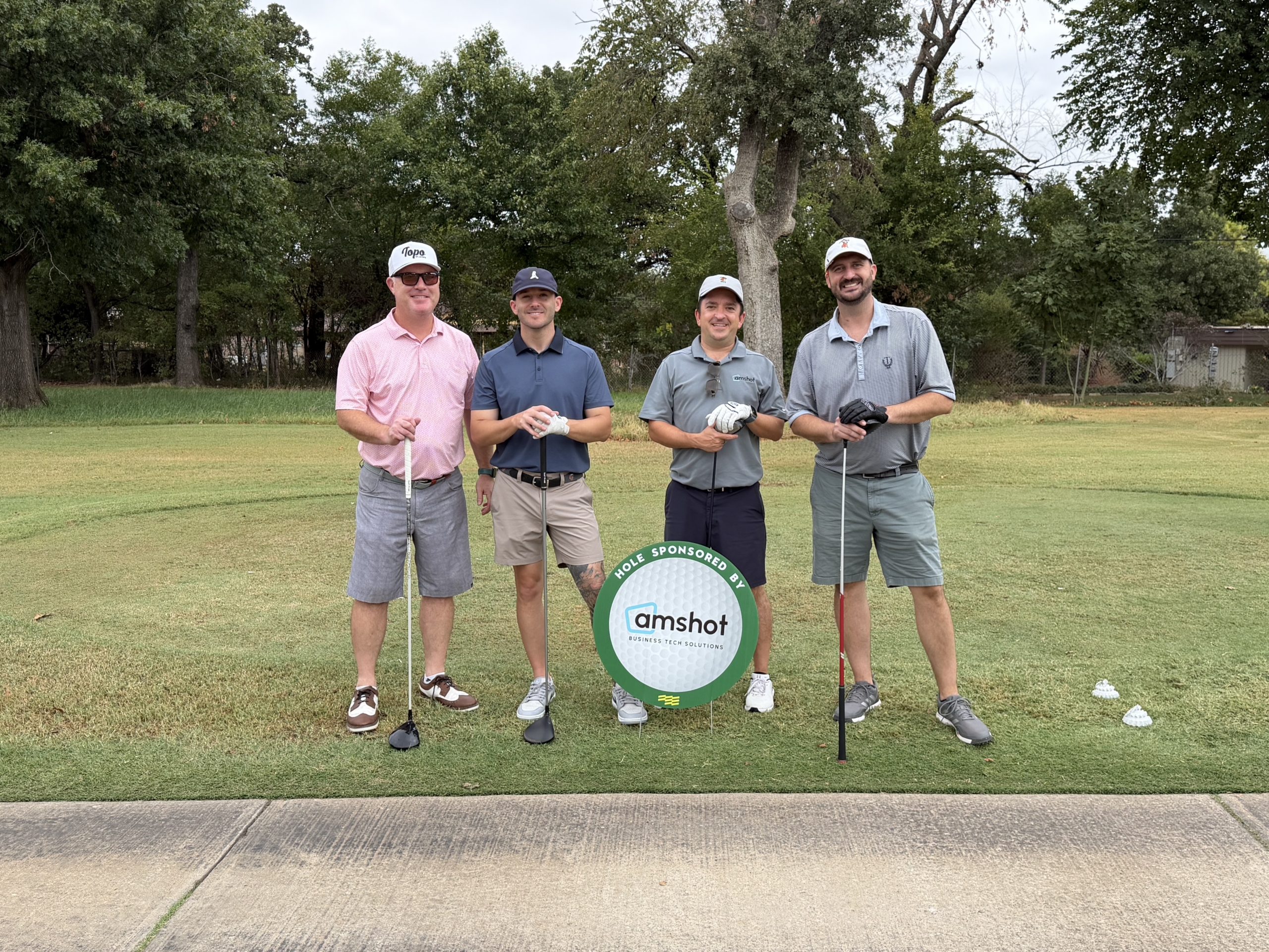 Michael at the Wildcatter's Golf Tournament