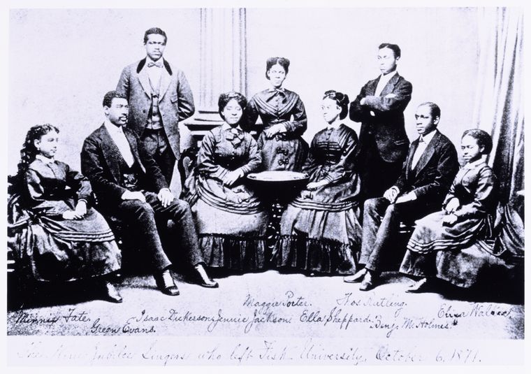 Early photo of the Fisk Jubilee Singers (308077)