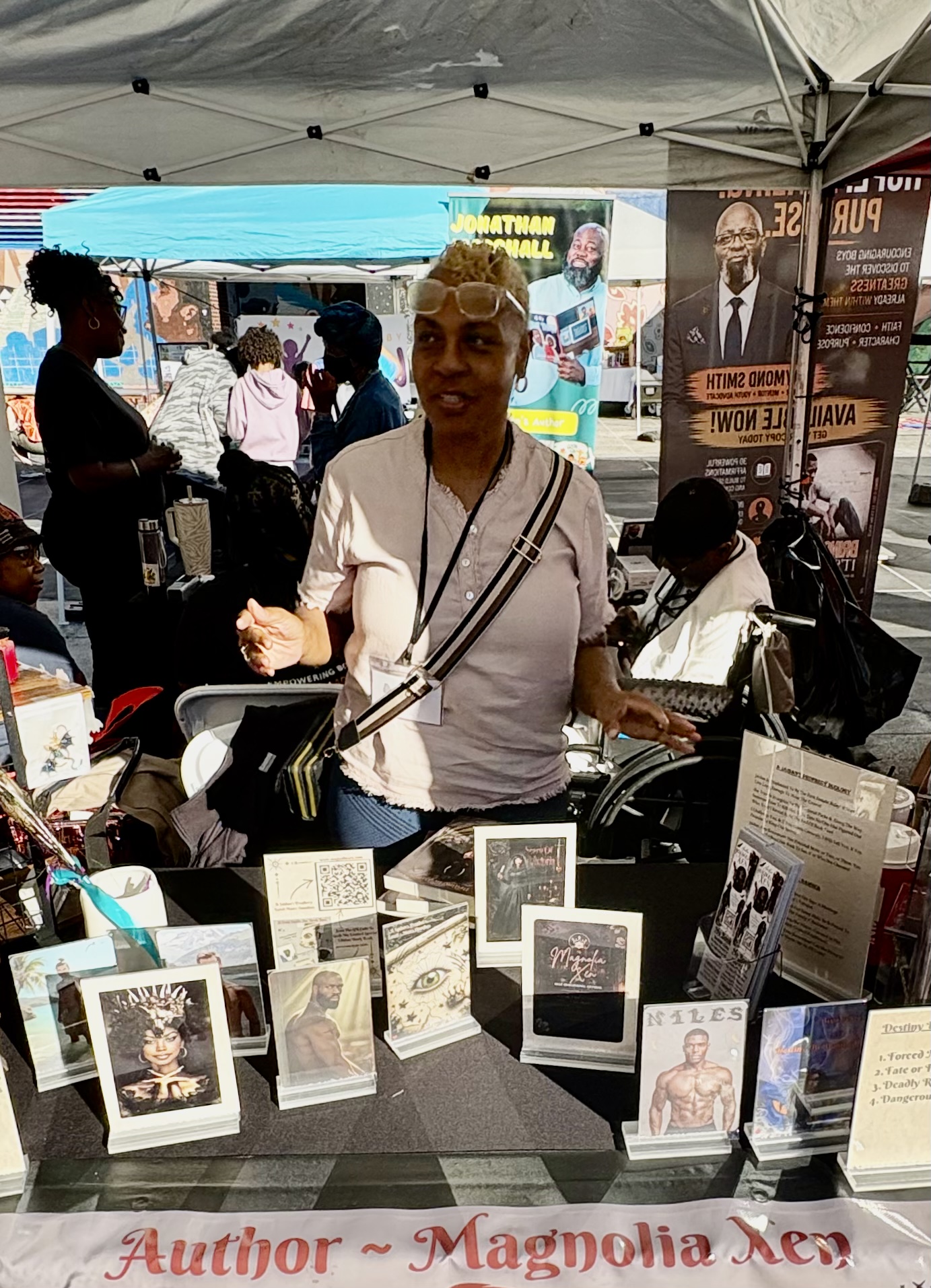 Magnolia Xen, paranormal romance author, insists that young African Americans read a lot, mostly to escape today’s pressures.