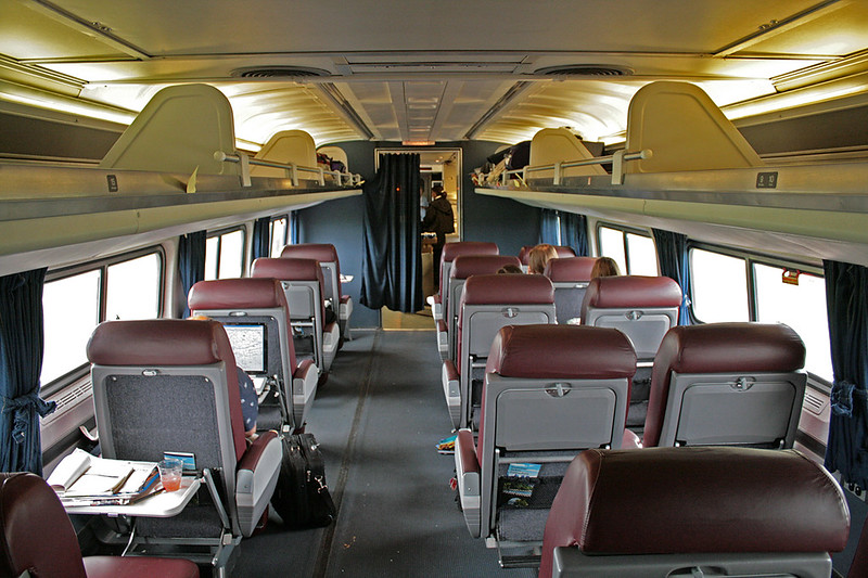 Coach vs business class seats on Amtrak (2023)
