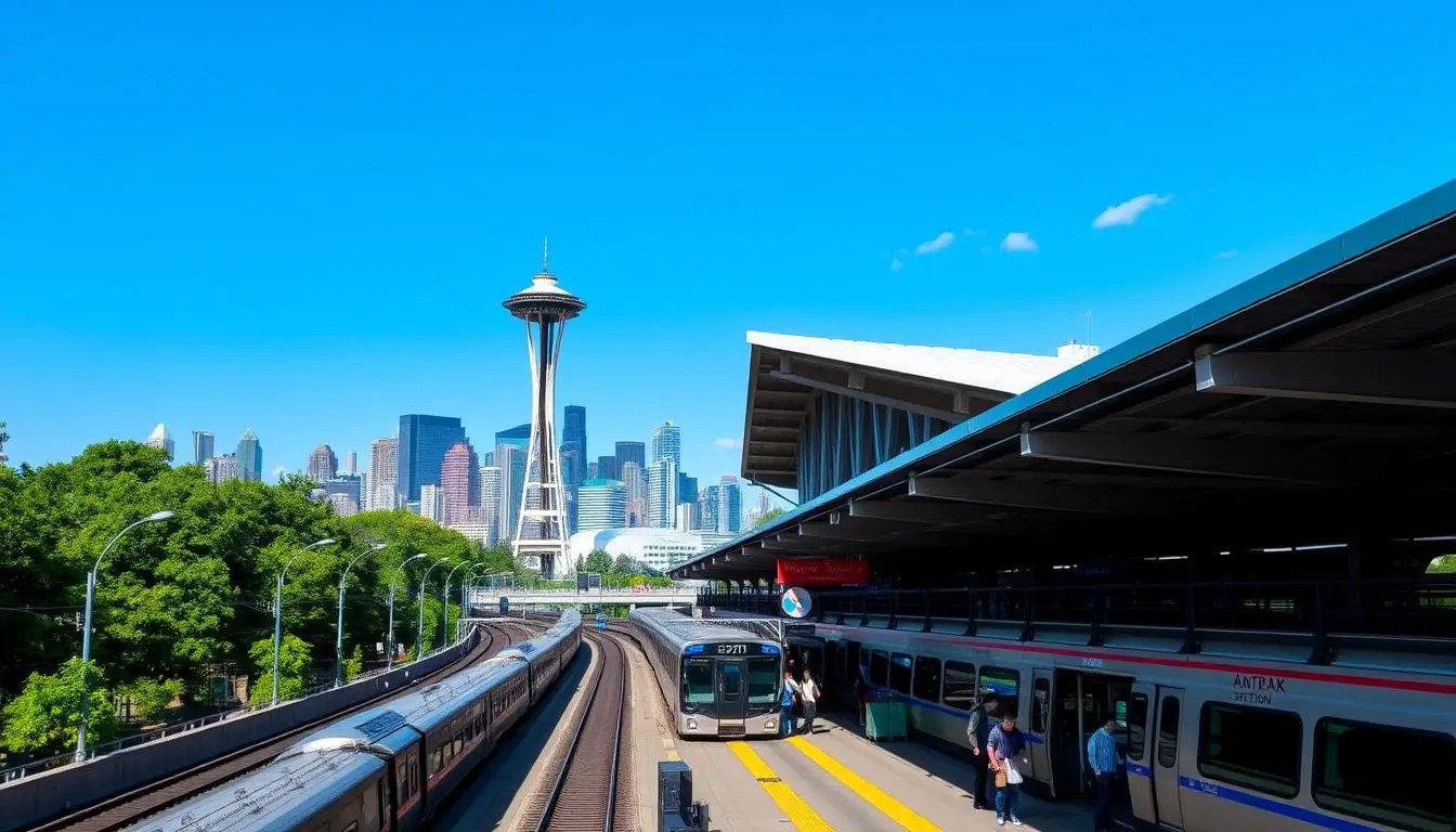 Which amtrak station is closest to dulles airport?