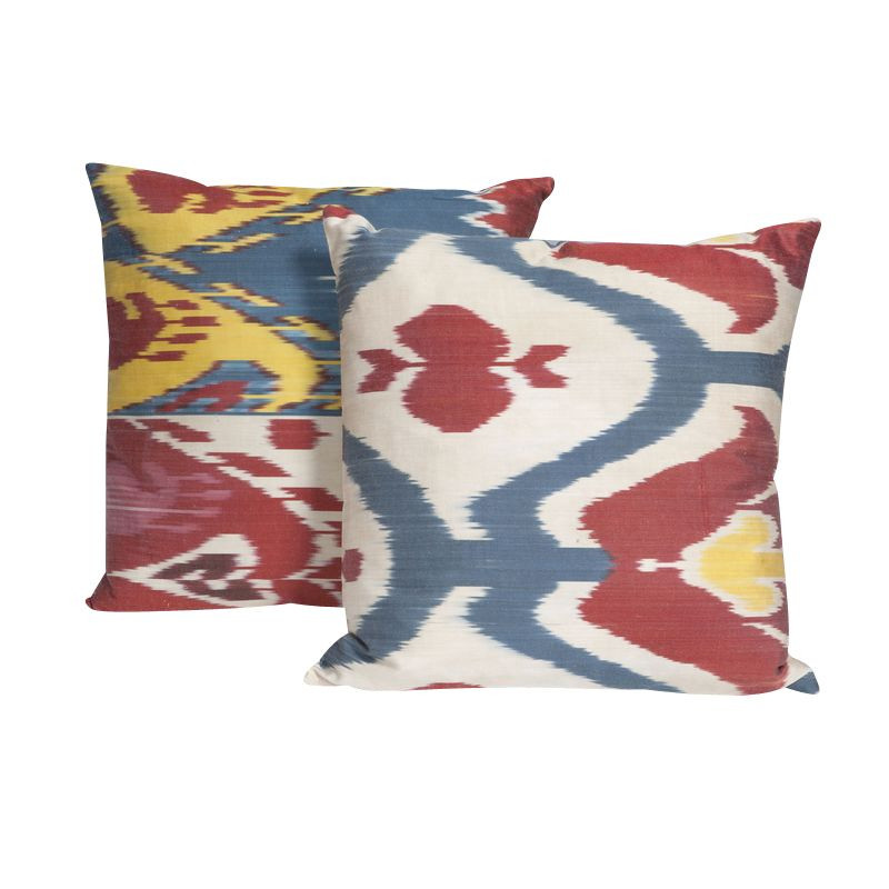 Ikat Silk Pillows