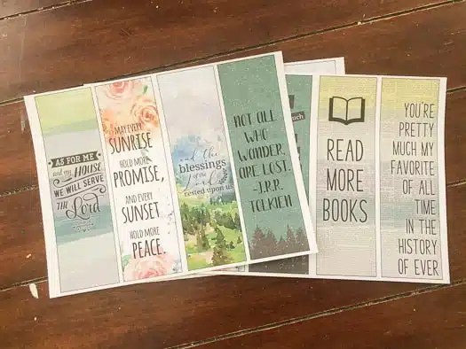 homemade bookmarks with quotes diy with amy