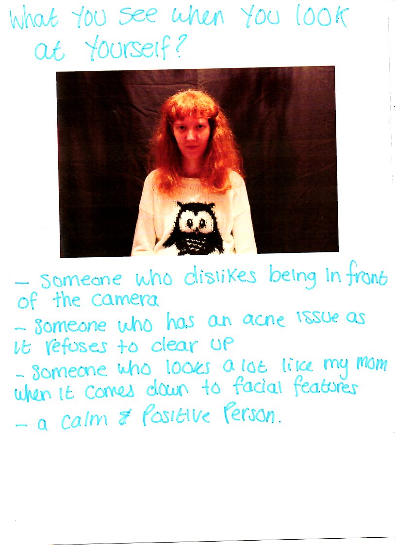How i see myself - Contemporary photographic practice module last semester