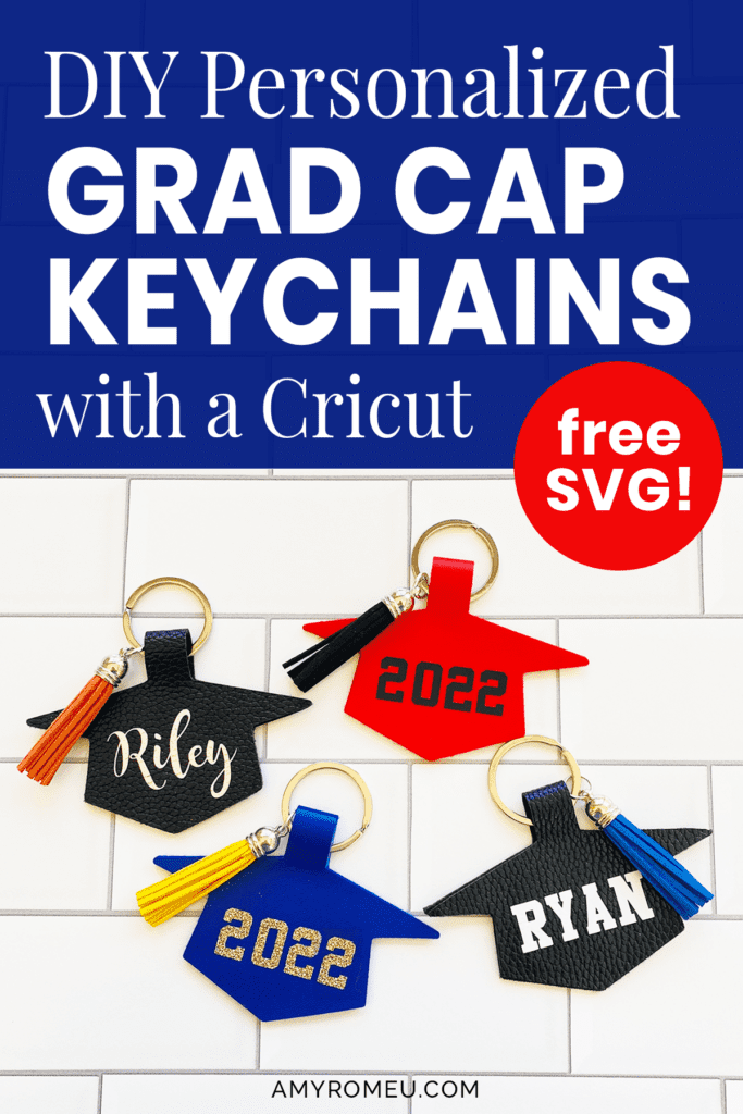 If you're making a keychain gift, luggage tag, or other small craft, . Graduation Keychain Cricut Diy Amy Romeu