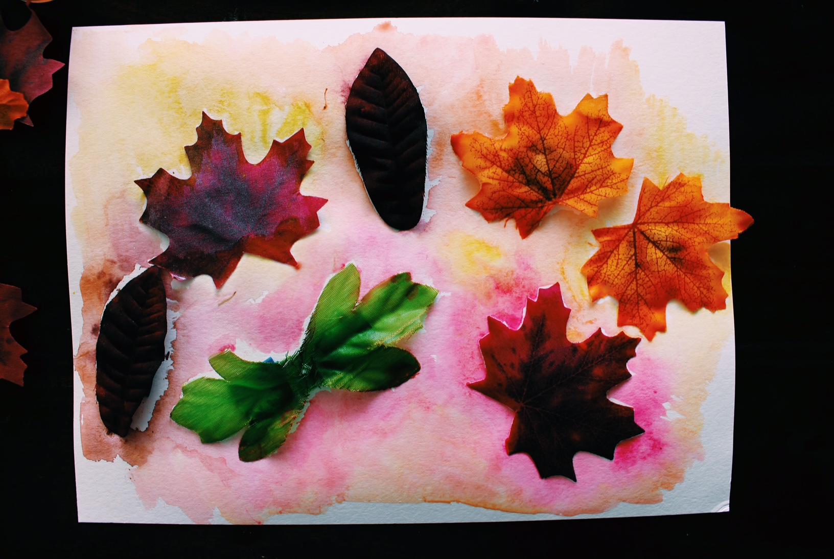 Watercolor Leaves
