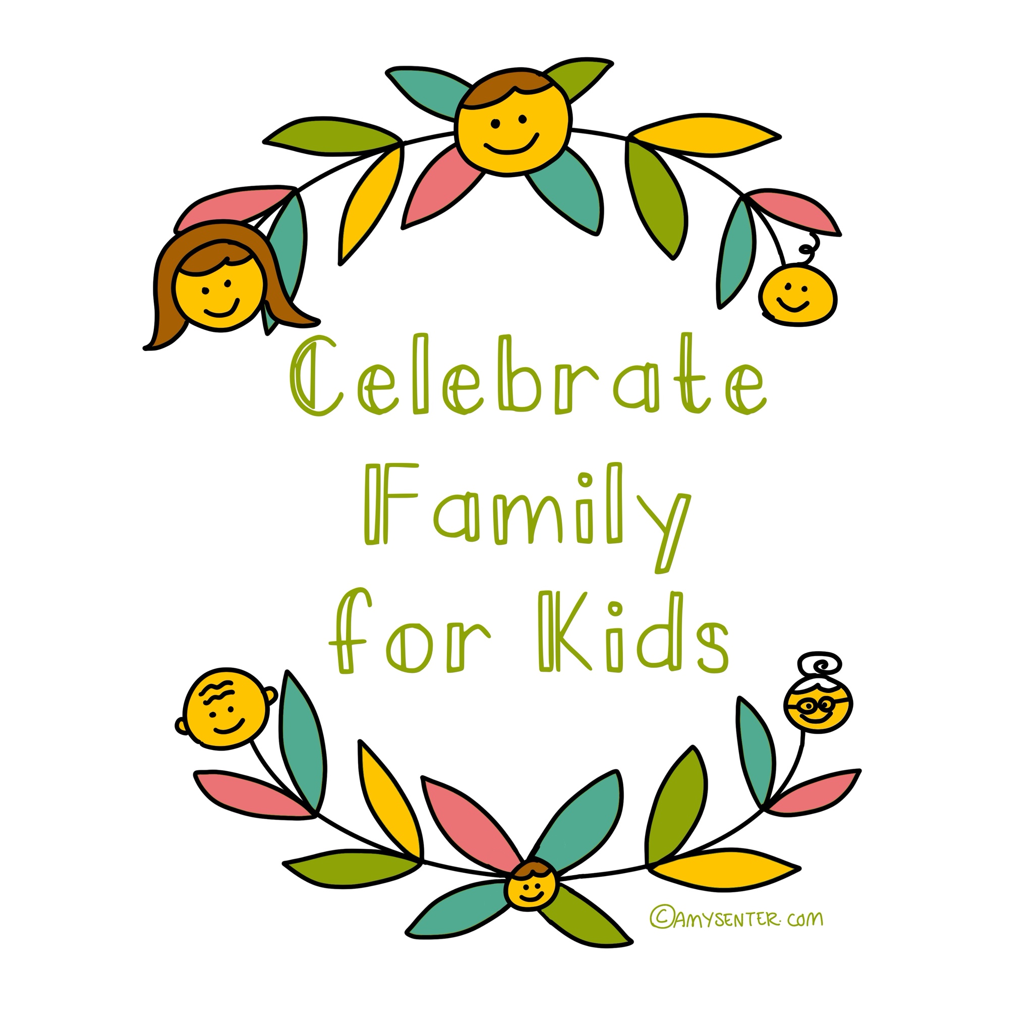 Family Celebration Pages for Kids (Digital)