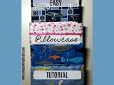 Easy Pillowcase Tutorial Great Sewing Practice For Beginners