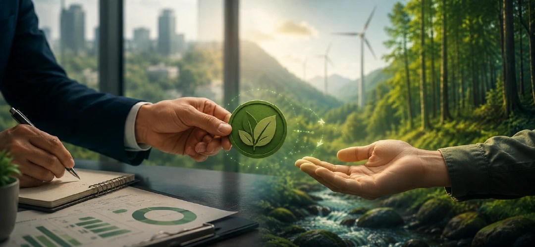 Proceso para comprar créditos de carbono en el mercado voluntario