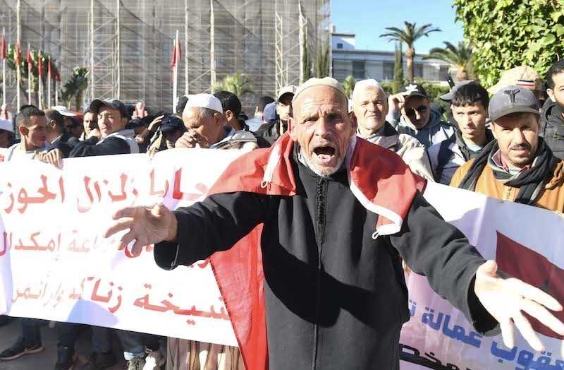 تنسيقية ضحايا زلزال الحوز تصعد احتجاجاتها وتطالب بإنصاف المتضررين