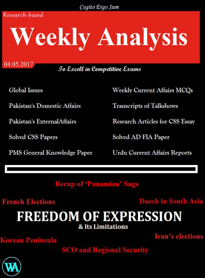 Weekly Analysis Best Current Affair Magazine 2th Edition