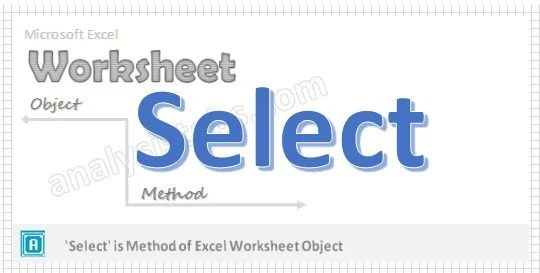 Select worksheet method vba