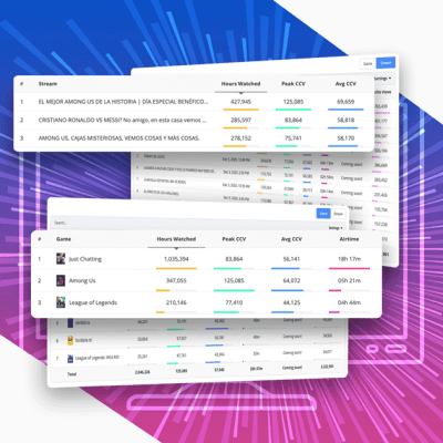 Blinkfire Analytics Streaming Data Table