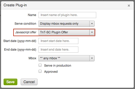 T&T Plug-in Configurator