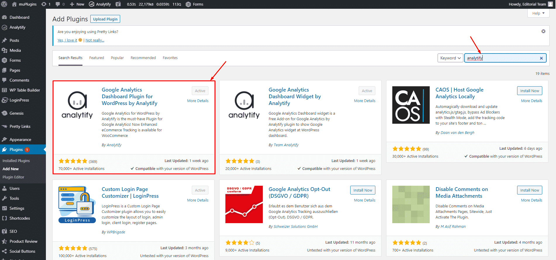Google analytics for dashboard is best free analytics plugin for wordpress website. How To Integrate Google Analytics With Analytify Analytify