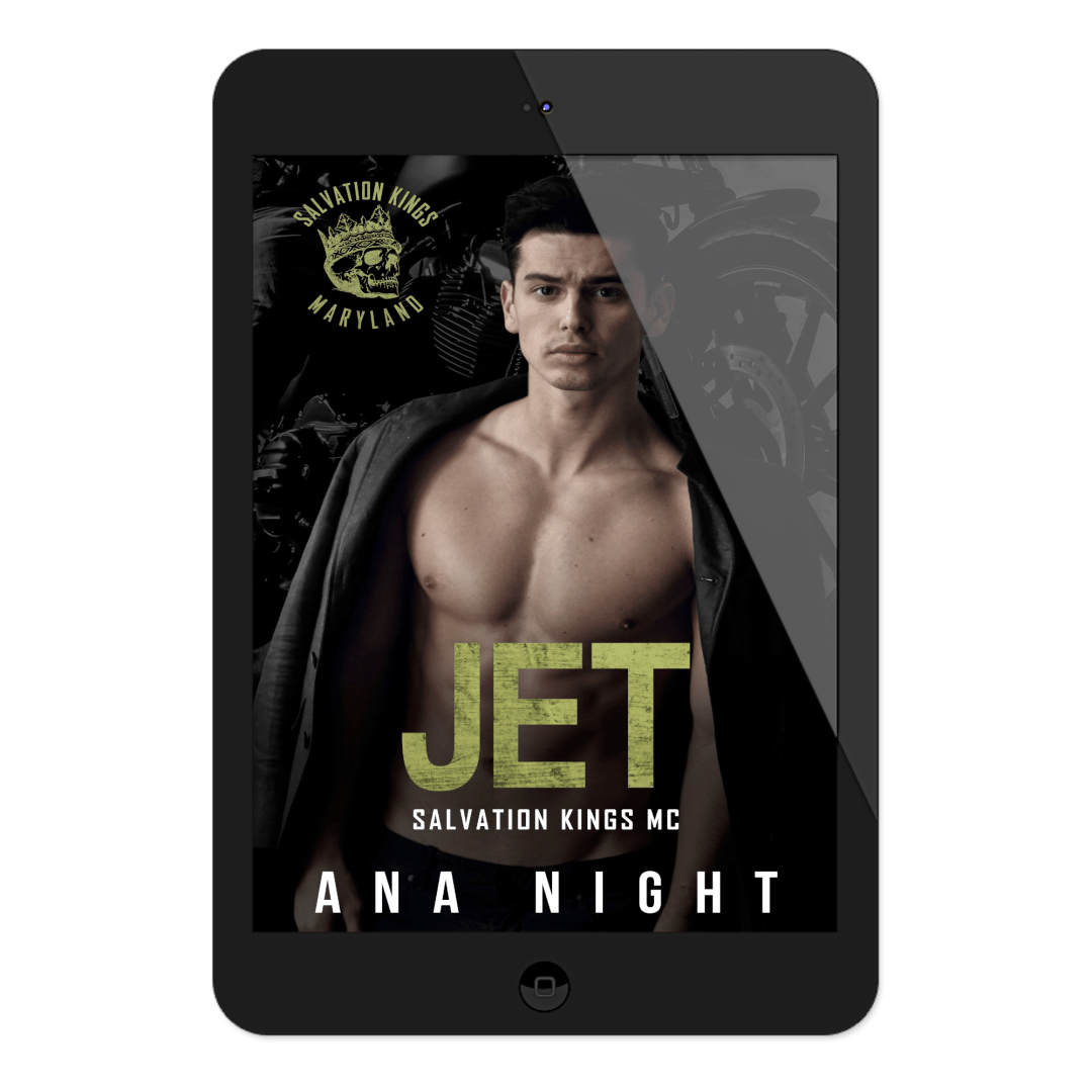 Ebook cover of Jet: The Salvation Kings MC series, book six by author Ana Night.
