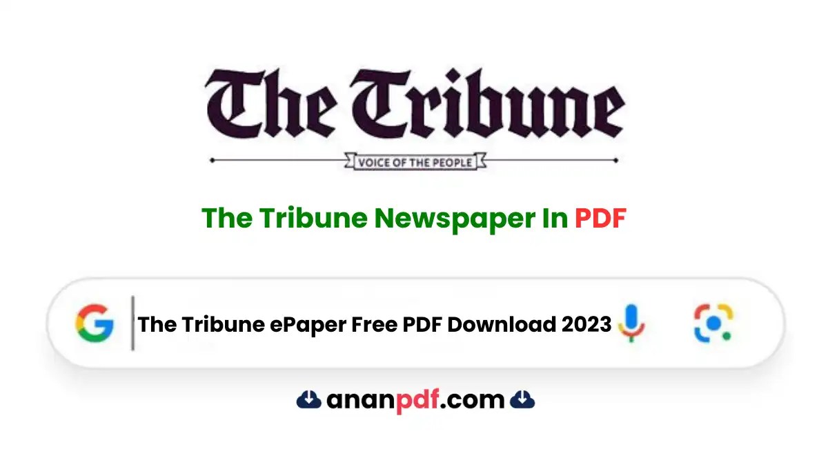 the tribune epaper pdf download