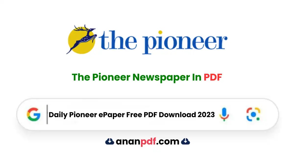 daily pioneer epaper