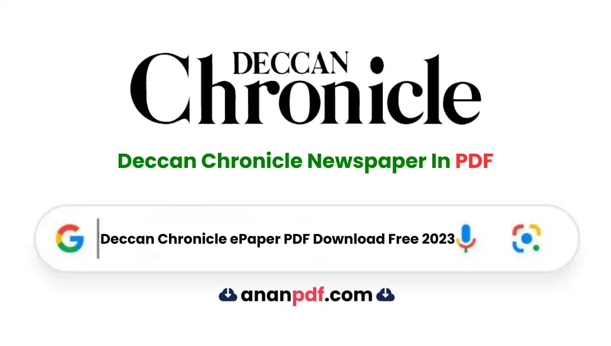 deccan chronicle epaper today pdf download