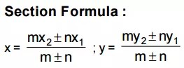 Section Formula