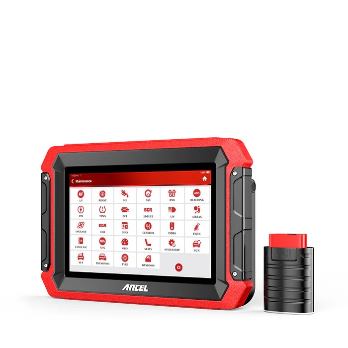 ANCEL DS600 Advanced Diagnostics Tool with Offline/Online Coding, and 34 Resets Actuation Testing/Bi-Directional Control Two Years of Free Upgrades